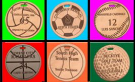 Sports Related Leather Bag Tags